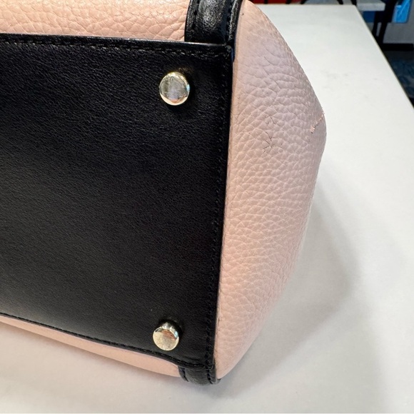 Kate Spade Caroline Queeney Pink Leather Handbag Purse Bag NEW - Picture 9 of 16